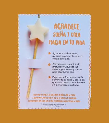 Estrella deseos año nuevo